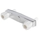 preview thumbnail 4 of 7, Two Handle Non-Metallic 8" Shower Faucet Valve for Manufactured, Modular, and Mobile Home Chrome Finish - Knob - Handles Included