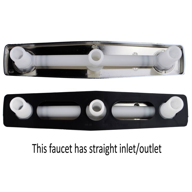 Two Handle Non-Metallic 8" Shower Faucet Valve for Manufactured, Modular, and Mobile Home