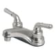 preview thumbnail 2 of 2, Builders Shoppe RV Mobile Home Non-Metallic Centerset Lavatory Faucet Nickel Finish