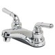 preview thumbnail 1 of 2, Builders Shoppe RV Mobile Home Non-Metallic Centerset Lavatory Faucet Chrome Finish
