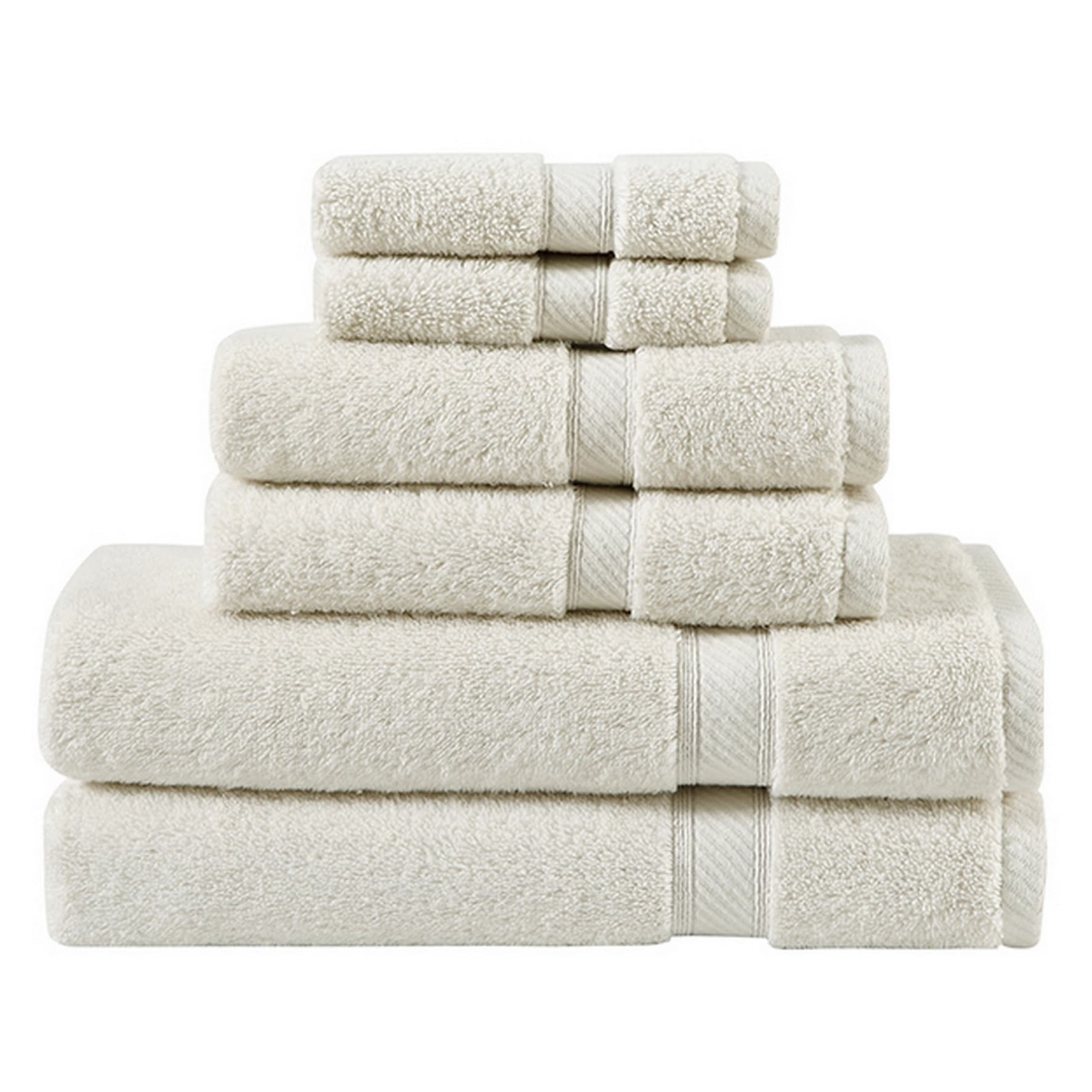 Charisma 4pk Luxury Towels Set: 2 Hand Towels & 2 Wash Cloths ,Color:  Lavender