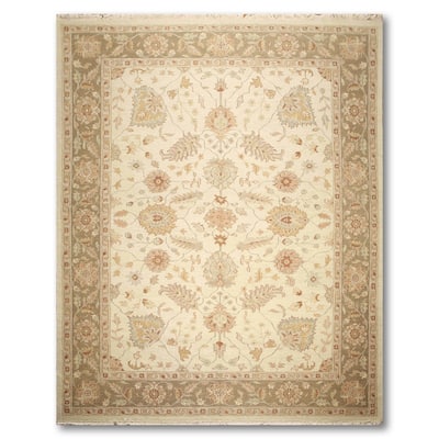 Hand Knotted Reversible Traditional Soumak Oriental Area Rug - 9' x 11'11"