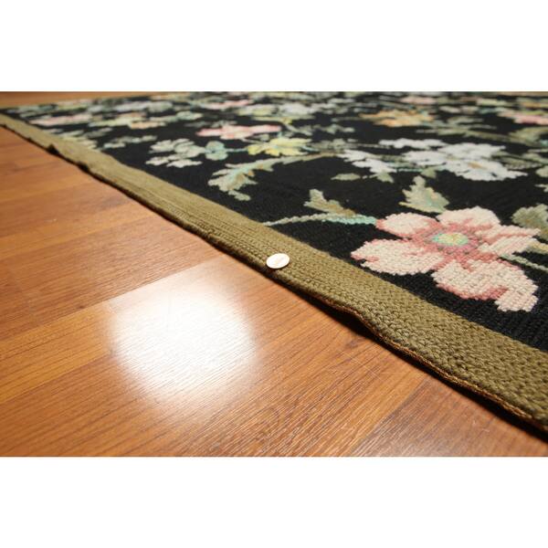 Shop Country Cottage Floral Hand Woven 100 Wool Needlepoint Area