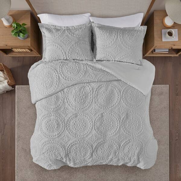 Shop Madison Park Nova Embroidered Medallion Ultra Plush Comforter