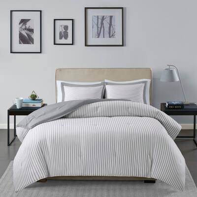 Grey Striped Comforter Sets Find Great Bedding Deals Shopping