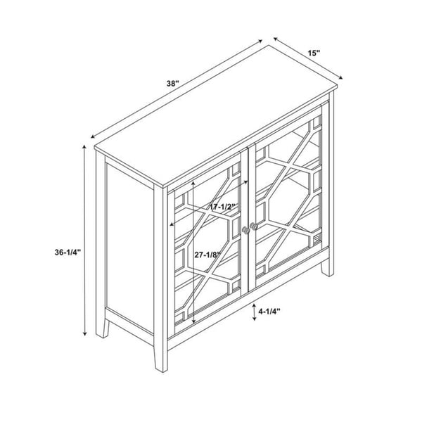 Drake Grey Large Cabinet