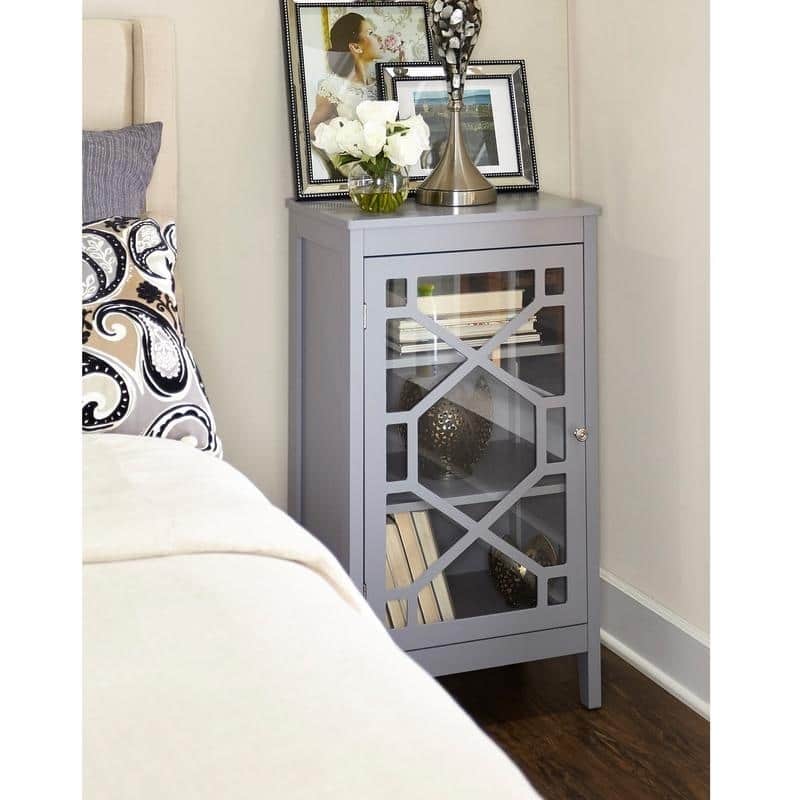 Drake Grey Small Cabinet