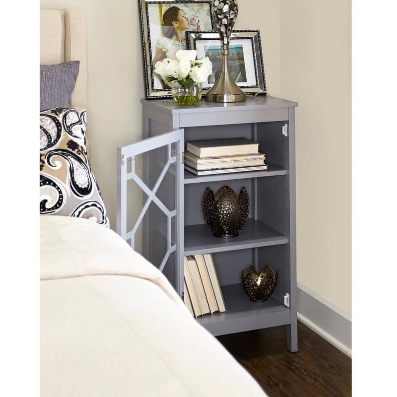Drake Grey Small Cabinet