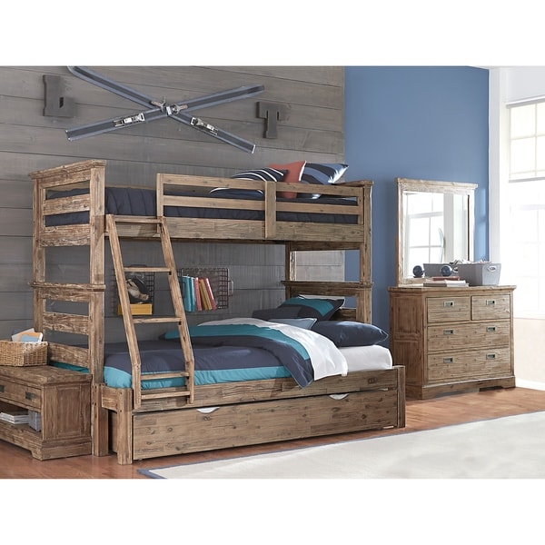 Shop Hillsdale Oxford Oliver Twin Over Full Bunk Bed with Trundle