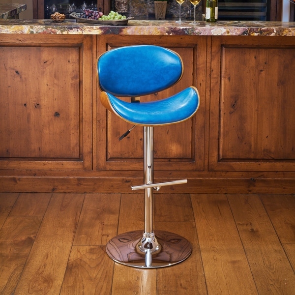 Corvus Madonna Mid-century Adjustable Swivel Bar Stool. Opens flyout.