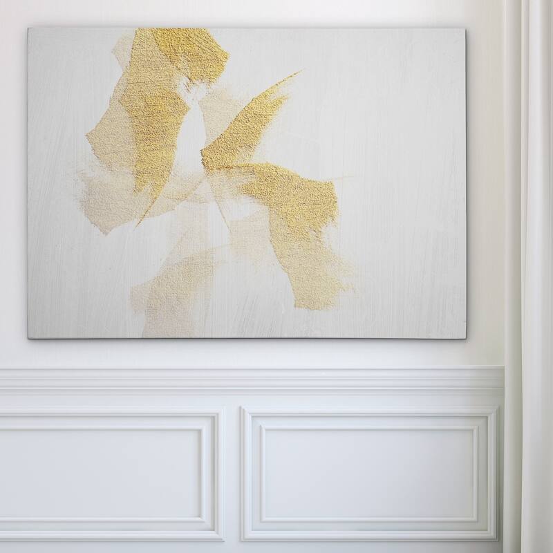 Gold on Stone - Gallery Wrapped Canvas