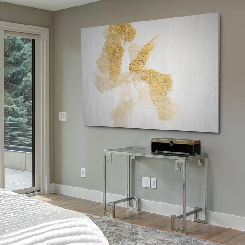 Gold on Stone - Gallery Wrapped Canvas - Extra Large
