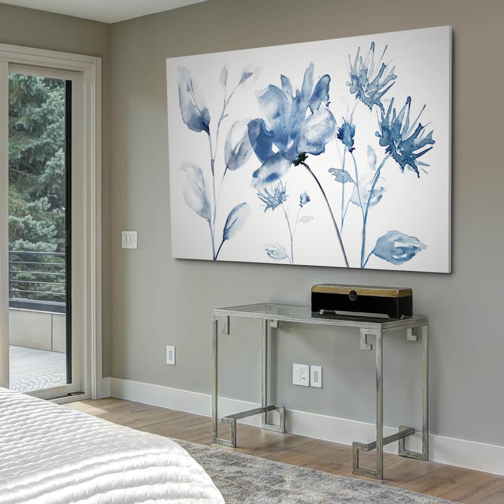 Translucent Blues II - Gallery Wrapped Canvas