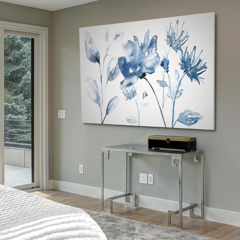 Translucent Blues II - Gallery Wrapped Canvas