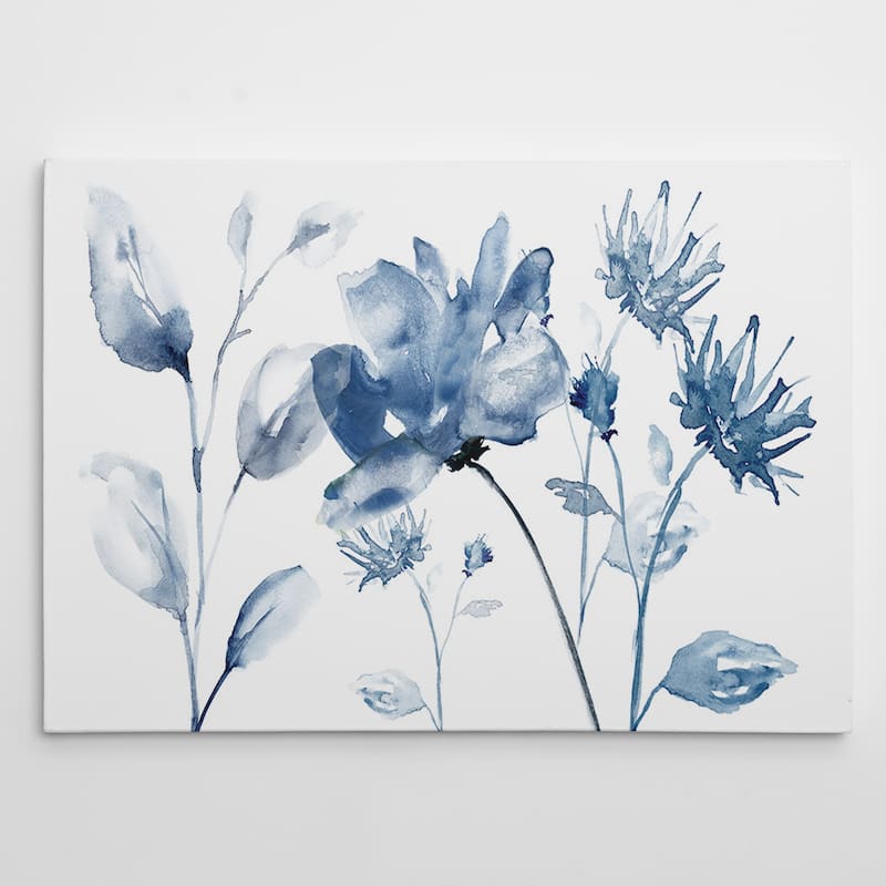 Translucent Blues II - Gallery Wrapped Canvas
