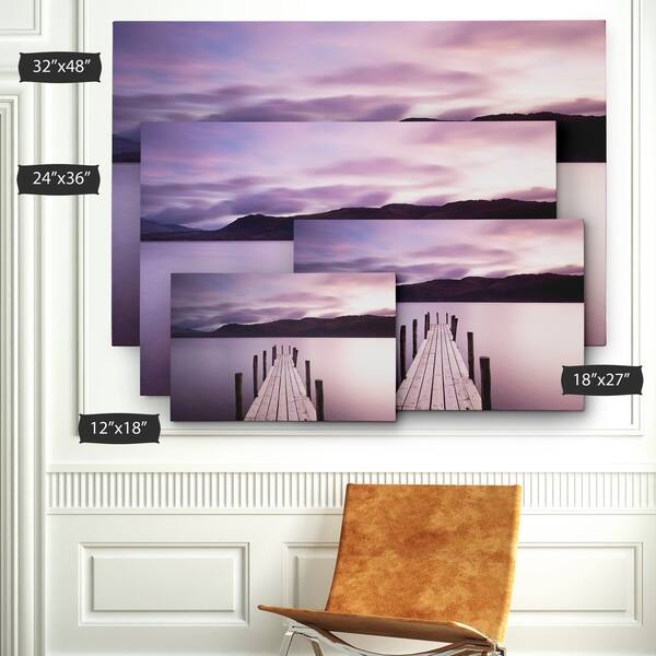 Brandelhow Bay Jetty, Derwentwater - Gallery Wrapped Canvas - Bed Bath ...