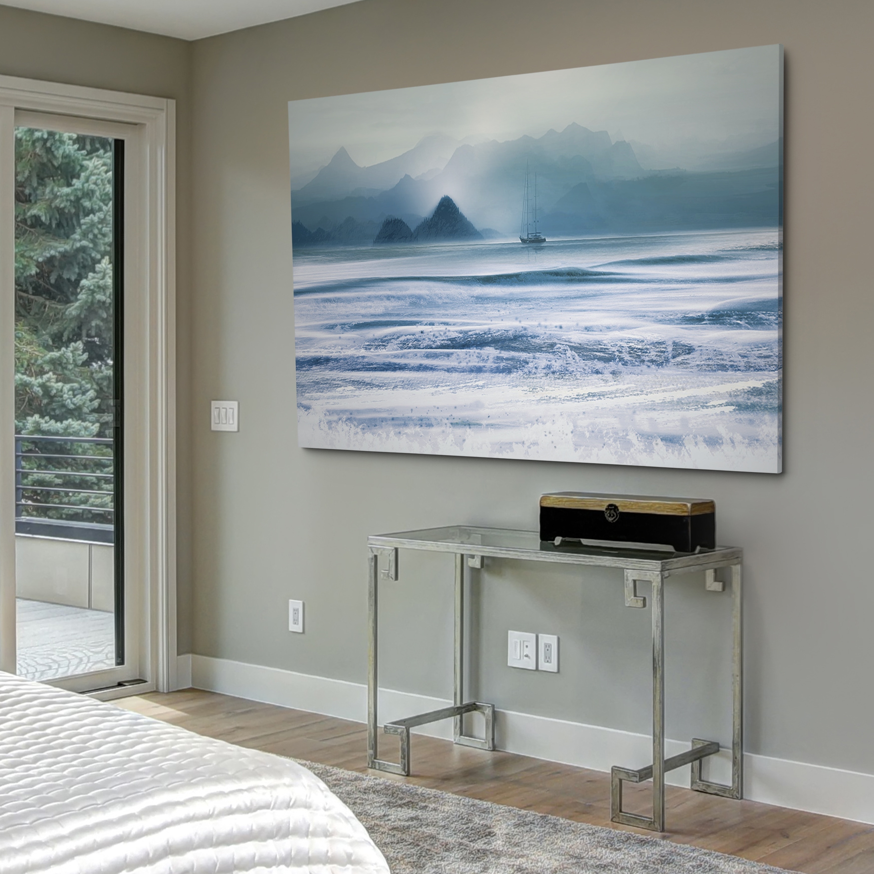 Distant Shores - Gallery Wrapped Canvas  Small