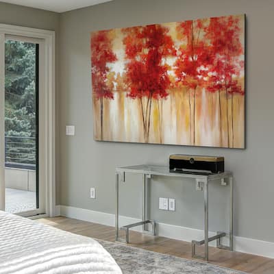 Red Trees - Gallery Wrapped Canvas