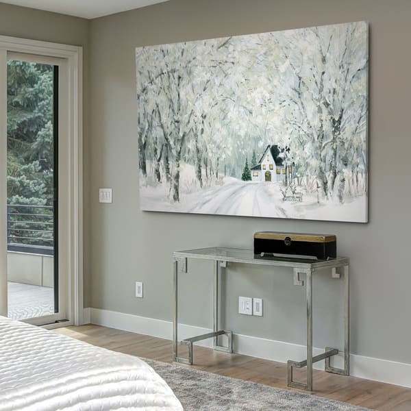 Christmas Lane - Gallery Wrapped Canvas - On Sale - Bed Bath & Beyond -  17990390