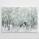 preview thumbnail 3 of 2, Christmas Lane - Gallery Wrapped Canvas