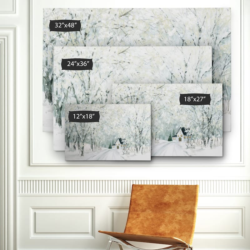 Christmas Lane - Gallery Wrapped Canvas