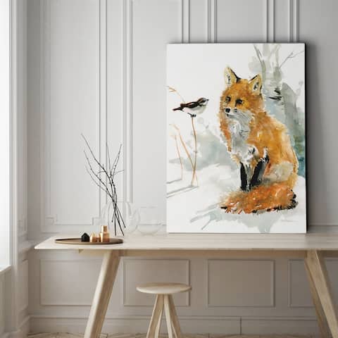 Fox and Friend - Gallery Wrapped Canvas