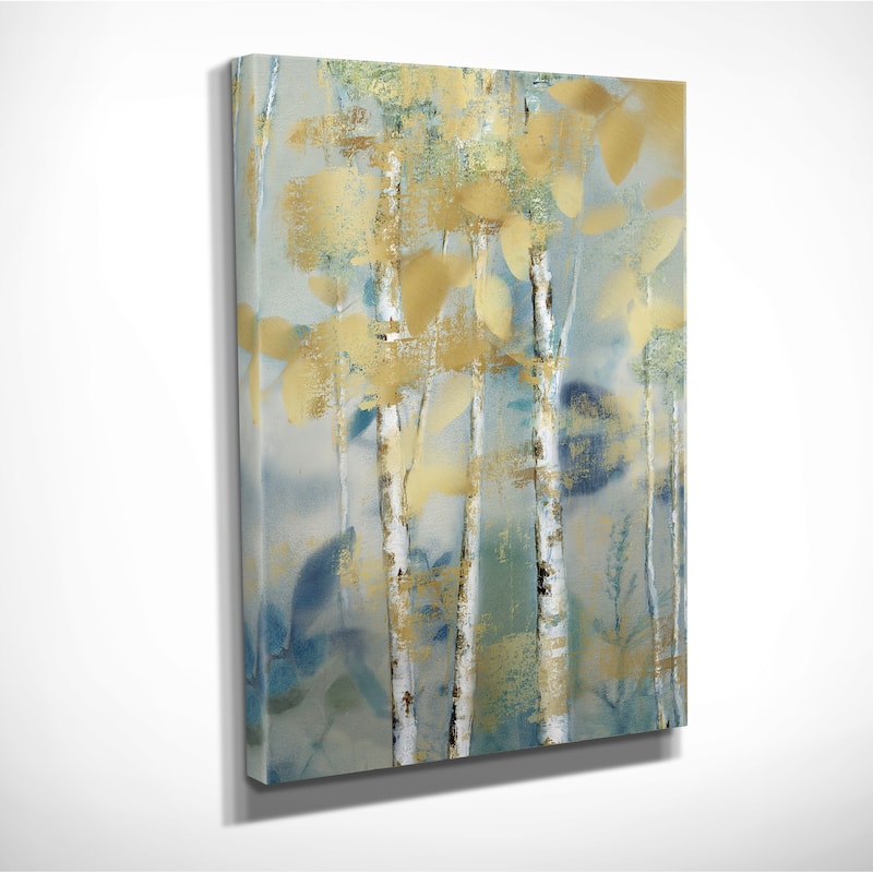 Gilded Forest Detail I - Gallery Wrapped Canvas