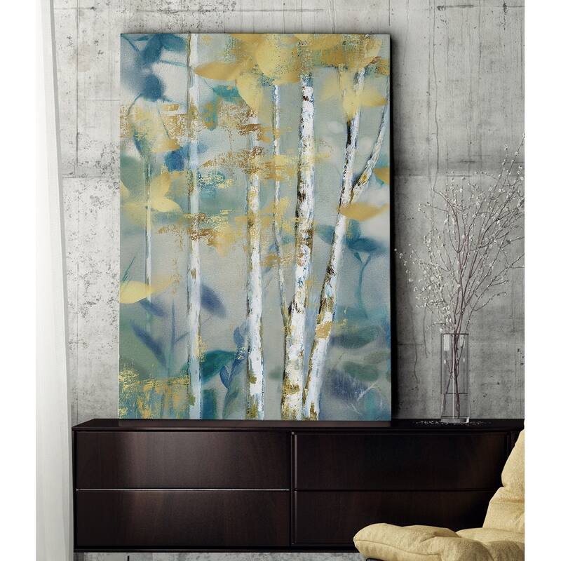 Gilded Forest Detail II - Gallery Wrapped Canvas