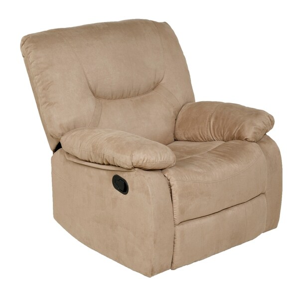Copper Grove Tynwald Rocker Recliner in Beige Microfiber