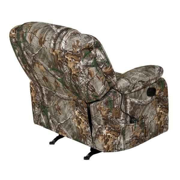 Shop Longstreet Rocker Recliner With Heat Massage Usb Realtree