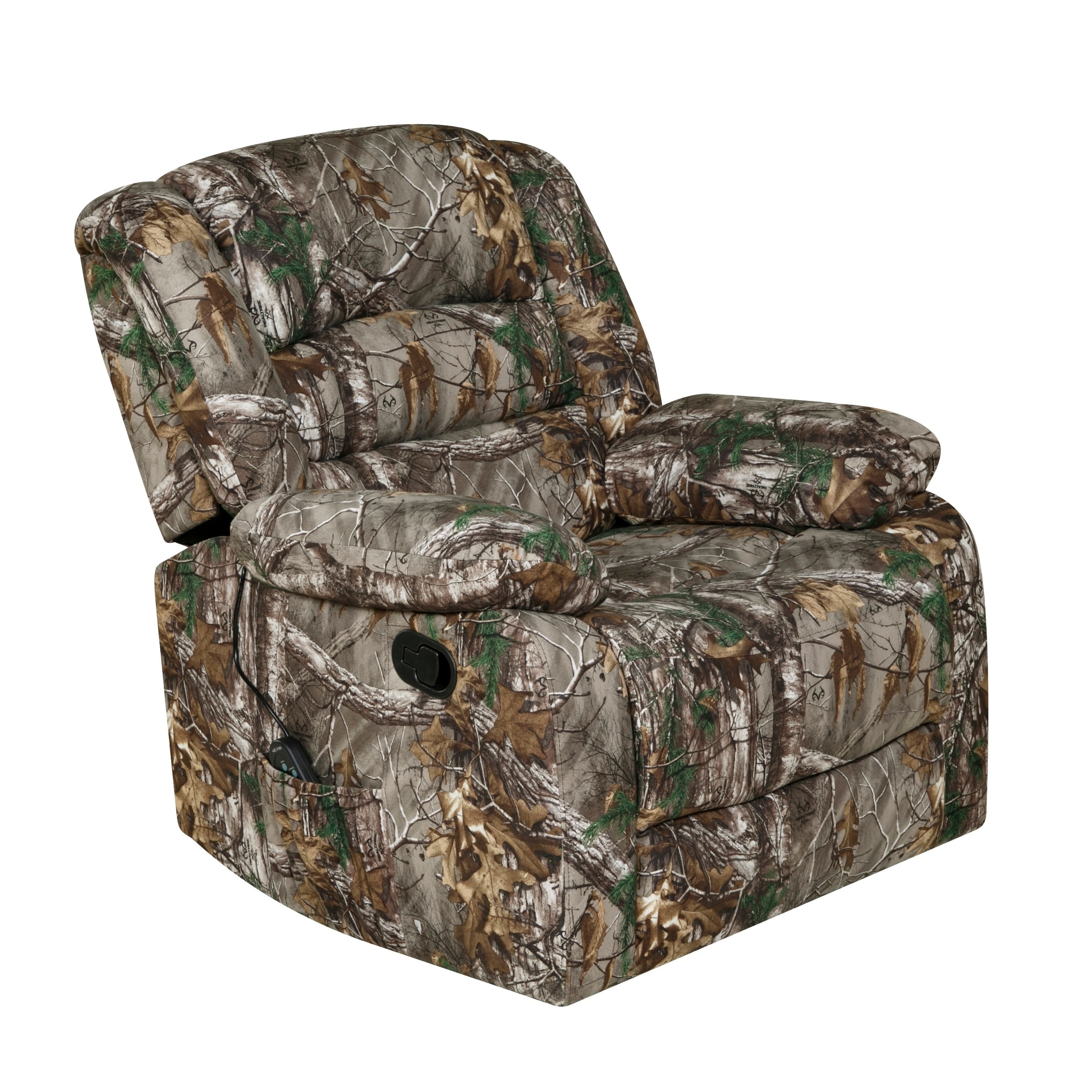 Shop Longstreet Rocker Recliner With Heat Massage Usb Realtree