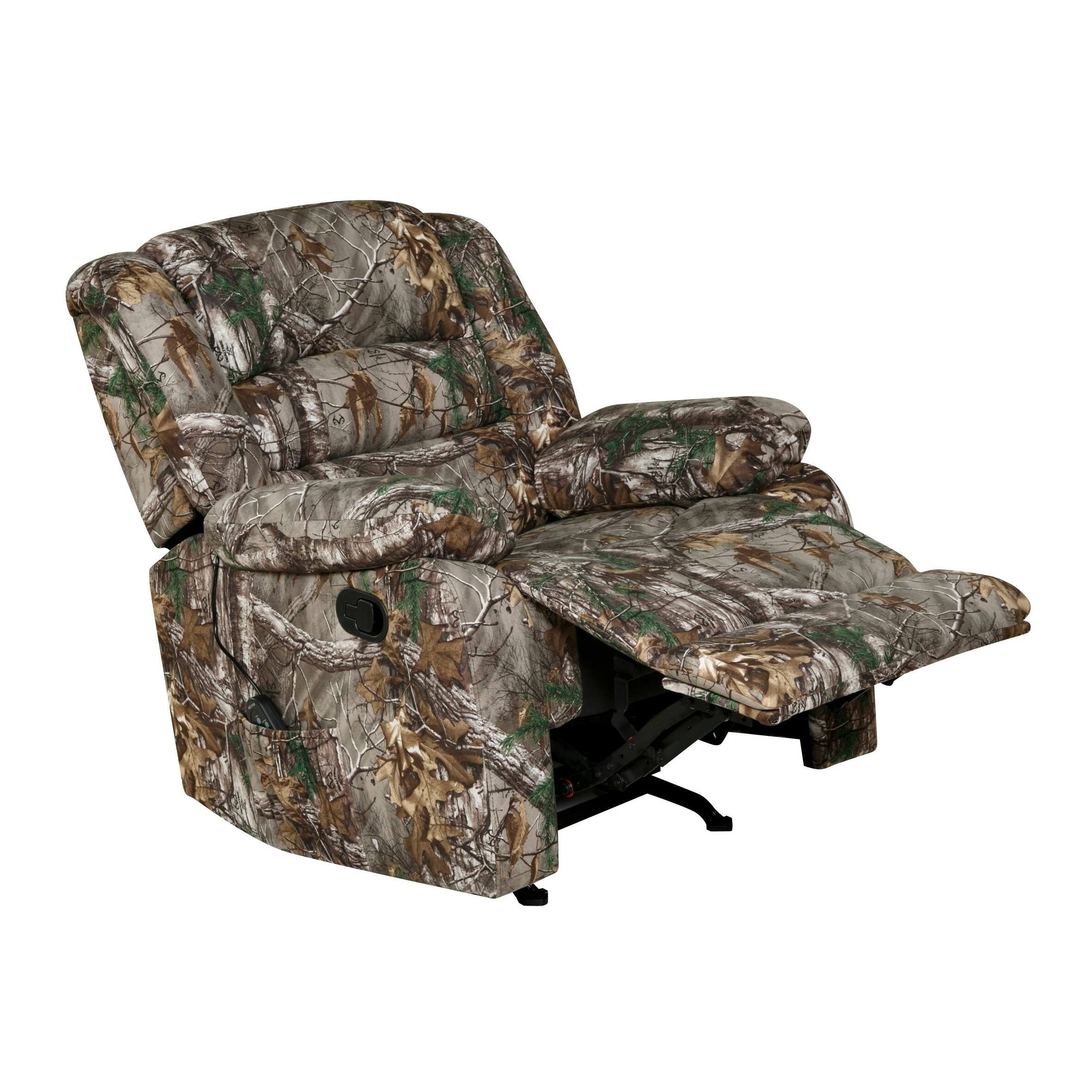Shop Longstreet Rocker Recliner With Heat Massage Usb Realtree