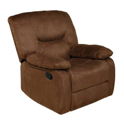 Copper Grove Tynwald Rocker Recliner in Brown Microfiber
