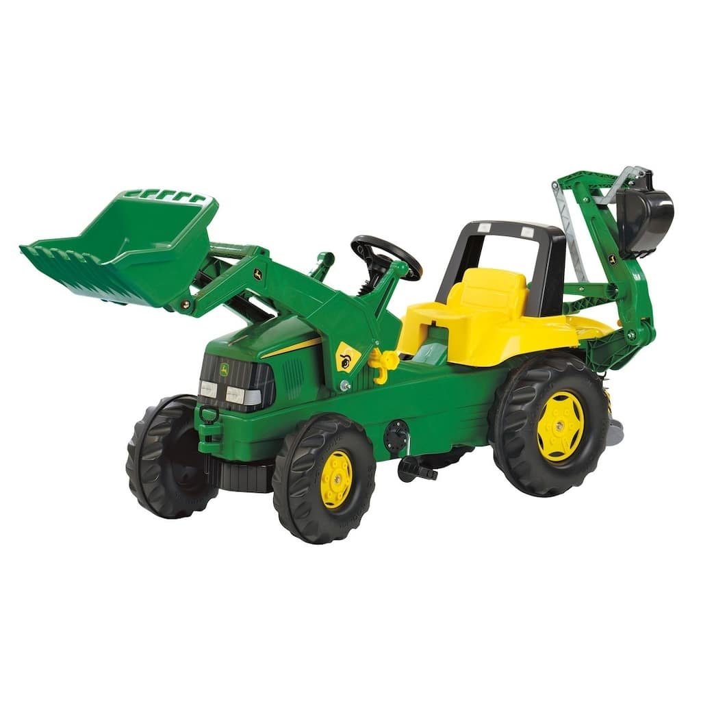 John Deere Classic Green Toy Backhoe Loader