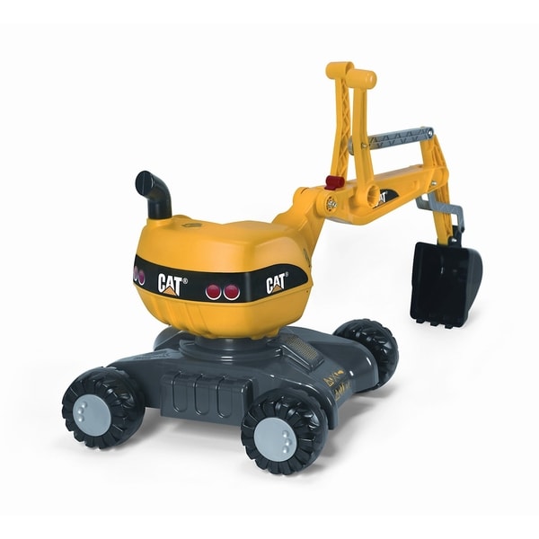 yellow digger toy