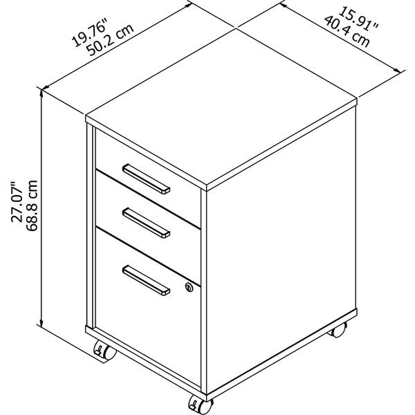 Shop Method Mobile File Cabinet Assembled From Office By Kathy Ireland Overstock 17994592