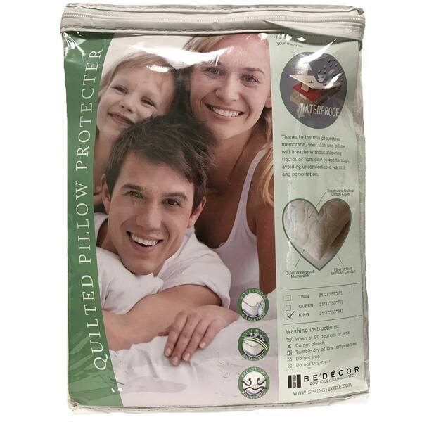 Shop Bedcore Cotton Plush Terrycloth Waterproof Pillow Protector
