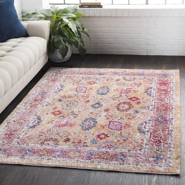 Classic Vintage Oriental Orange Runner Rug - 3' x 7'10" Runner