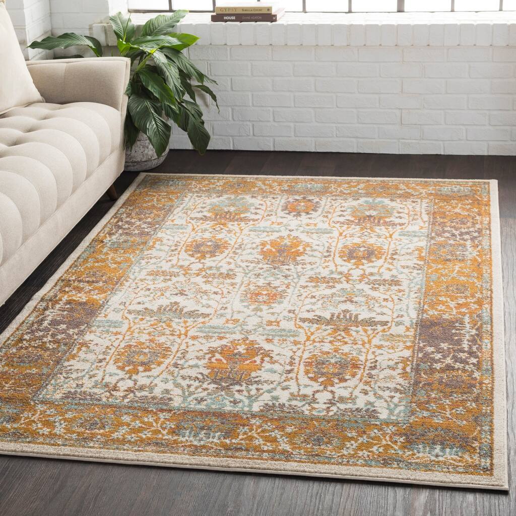 Traditional Persian Burnt Orange Runner Rug - 2'7" x 7'6" Runner