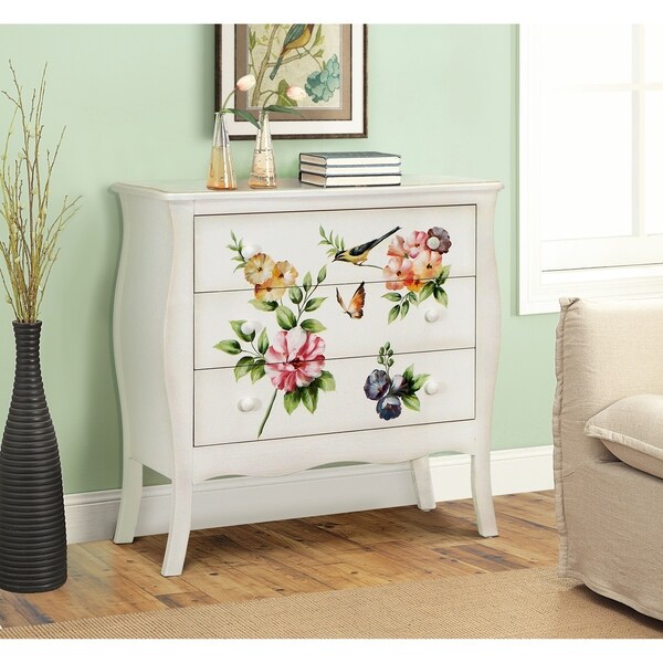 floral toy chest