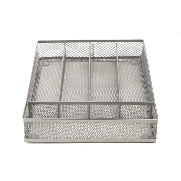 Mind Reader 5 Section Cutlery Tray Drawer Organizer (2 Pack)
