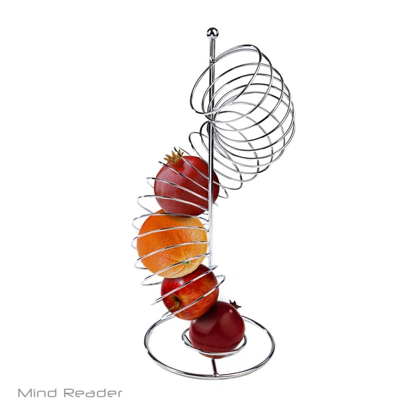 Mind Reader Stainless Steel Twisted Orange Fruit Holder
