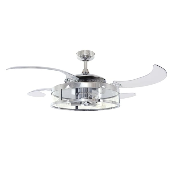 48 In. Polished Nickel Ceiling Fan with Remote Control. Opens flyout.
