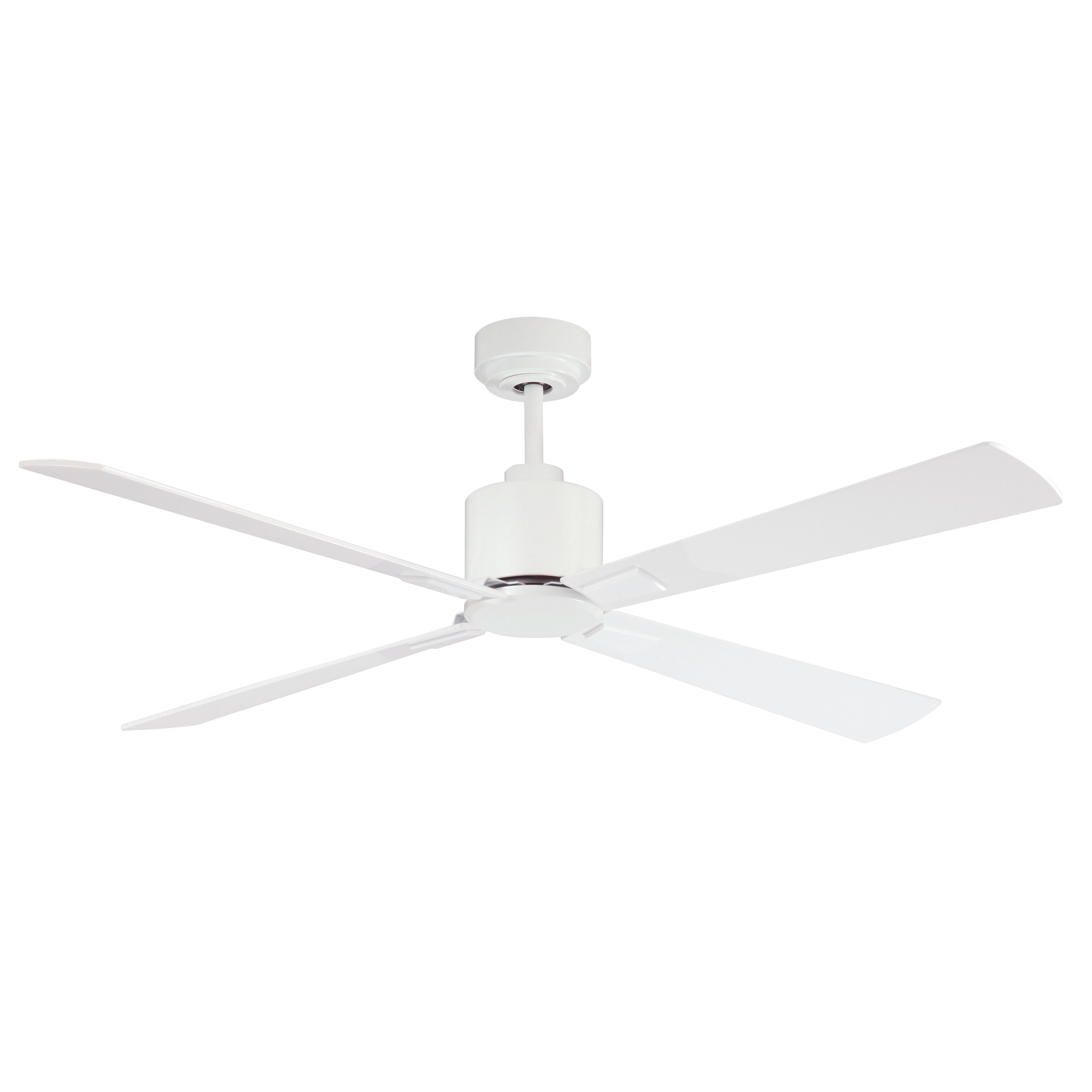 Shop 52 In White Ceiling Fan With Remote Control Free Shipping