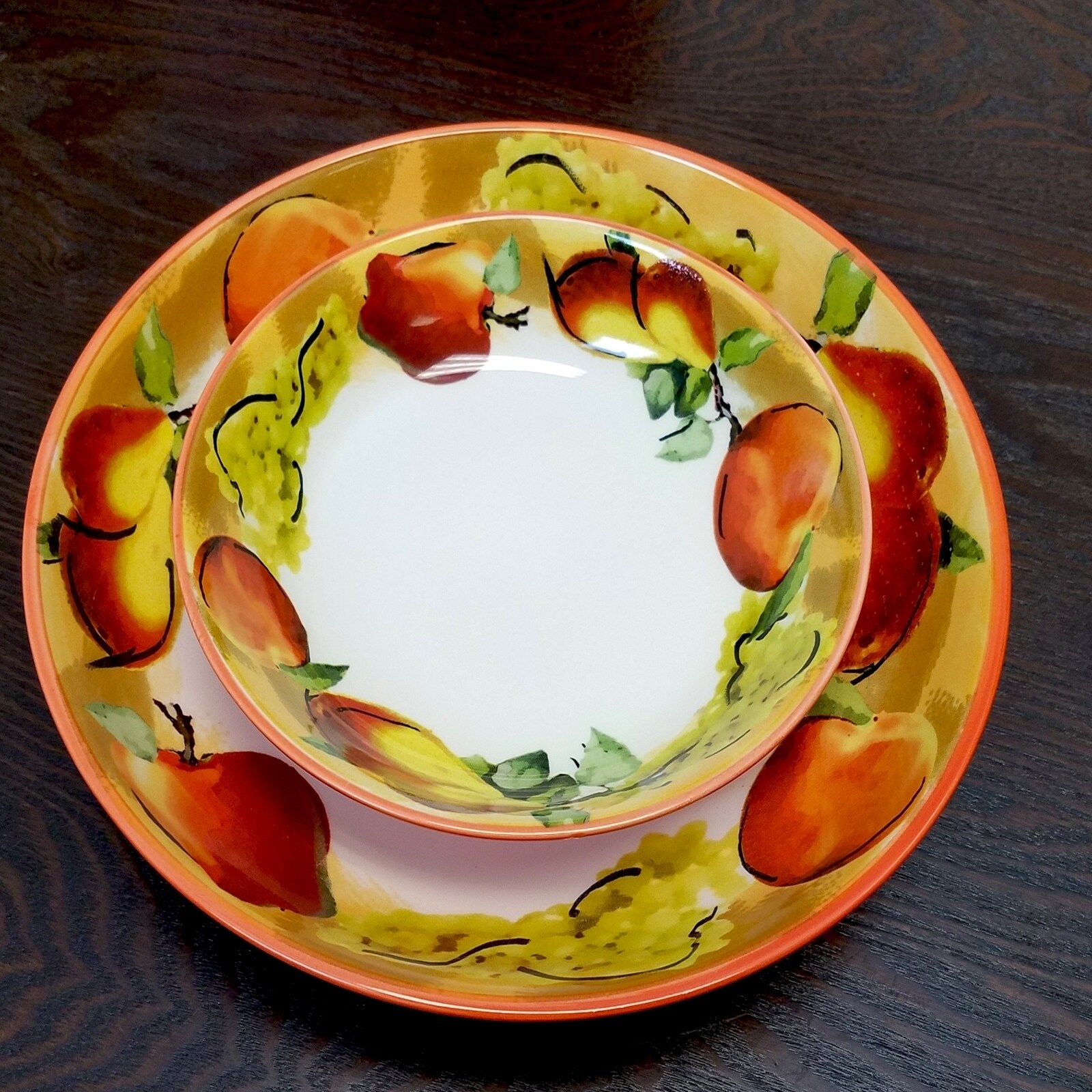 Elama Fruitful Bounty 5 Piece Pasta Serving Bowl Set Multi eBay