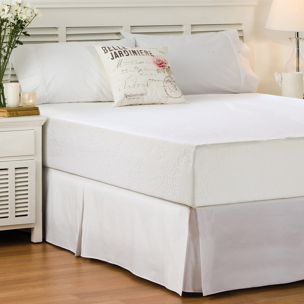 100% Microfiber Ruffle Bed Skirt with Split Corner Silver Queen/King All Size 