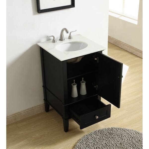 21 In Single Bathroom Vanity Set Black On 21 In Single Bathroom Vanity Set