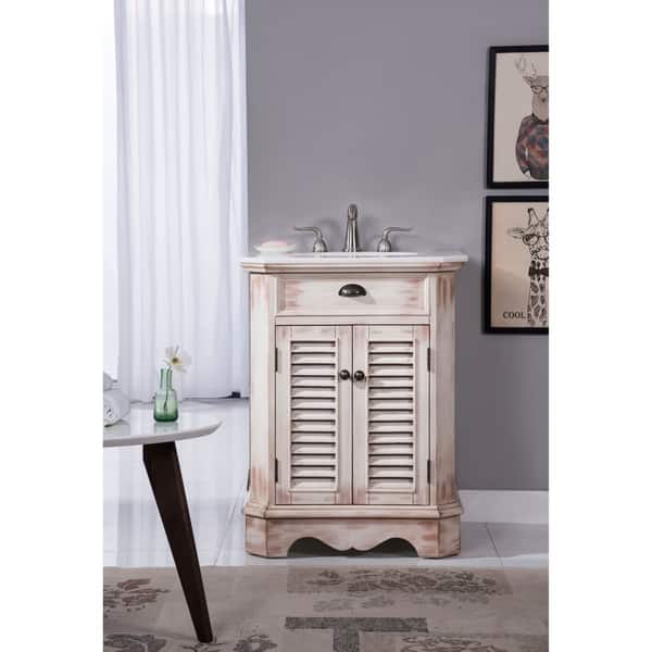 26 In Single Bathroom Vanity Set White Wash 26 In Single Bathroom Vanity Set