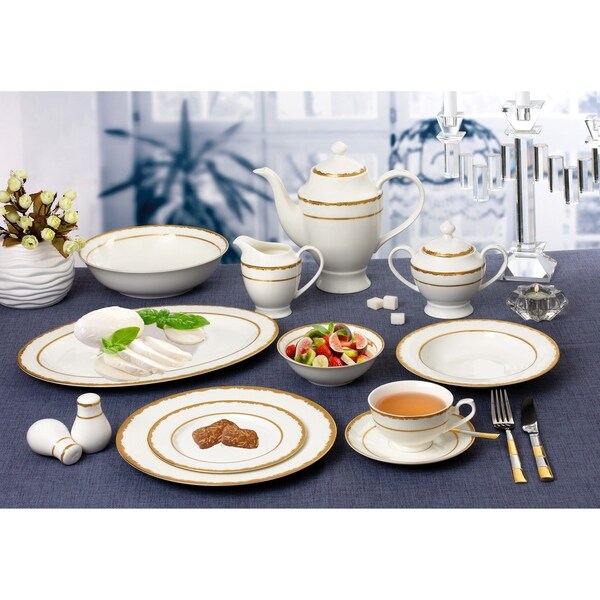 57 piece 2024 dinnerware set