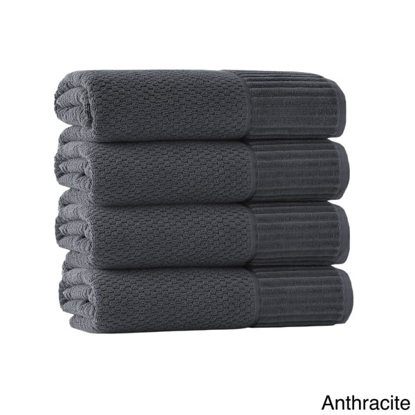 Enchante Home Timaru 8-Pieces Sand Turkish Cotton Hand Towels